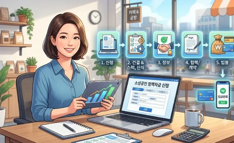 소상공인 정책자금 대출 시간, 신청부터 입금까지 단계별로 정리