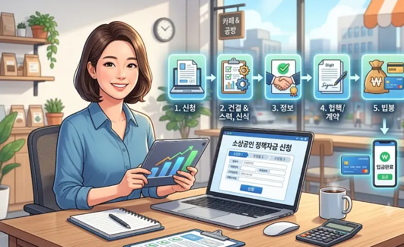소상공인 정책자금 대출 시간, 신청부터 입금까지 단계별로 정리